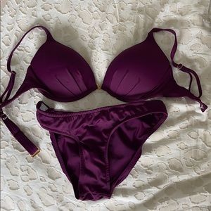 Venus Burgundy Bikini Set